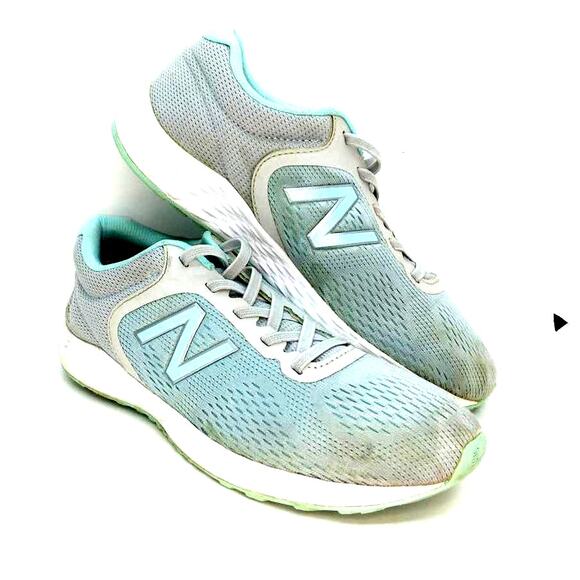New Balance Fresh Foam Gray/Teal Sneakers - Women's Size 5 - Picture 1 of 5